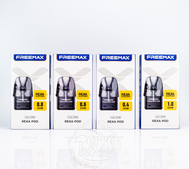 Картридж Freemax Rexa Series Pod Cartridge 2ml/3ml для Rexa Pro / S / Smart / Lite / Sq / Nano Pod Kit
