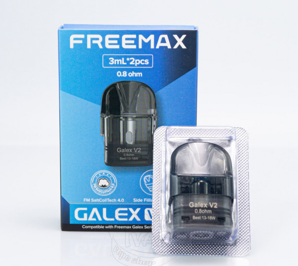 Картридж Freemax Galex V2 Pod Cartridge 3ml 0.8 Ом для Galex, Nano, Pro, V2, Nano 2, Nano S Kit
