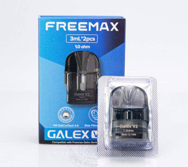 Картридж Freemax Galex V2 Pod Cartridge 3ml 1.0 Ом для Galex, Nano, Pro, V2, Nano 2, Nano S Kit