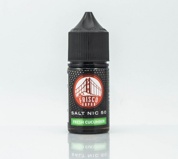 Жидкость Frisco Vapor Salt Fresh Cucumber 30ml 25mg на солевом никотине со вкусом огуречного лимонада