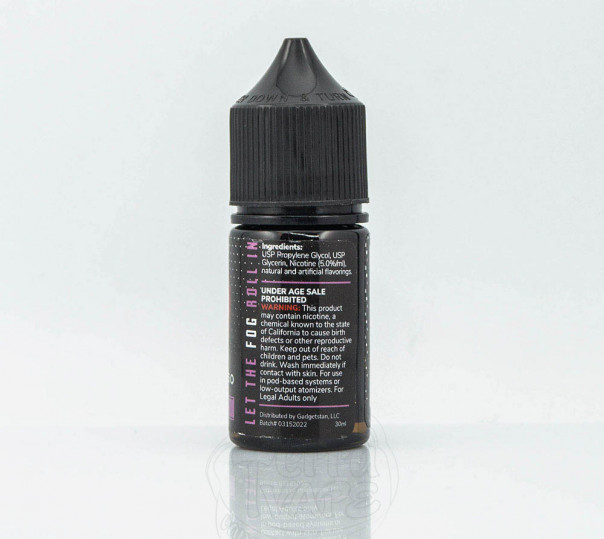 Рідина Frisco Vapor Salt Grape Ice 30ml 50mg на сольовому нікотині зі смаком винограду з холодком
