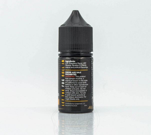 Рідина Frisco Vapor Salt Mango 30ml 25mg на сольовому нікотині зі смаком манго Рідина Frisco Vapor Salt Mango 30ml 25mg на сольовому нікотині зі смаком манго