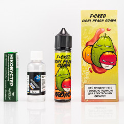 Fucked Organic Lichi Peach Guava 60ml 0mg Рідина (набір компонентів)