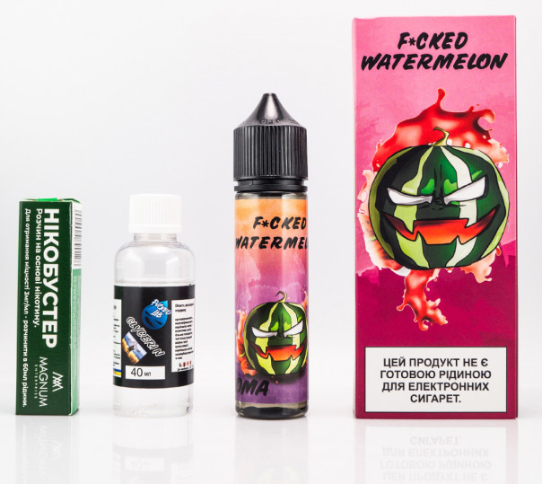 Рідина Fucked Organic Watermelon 60ml 3mg зі смаком кавуна (набір компонентів)