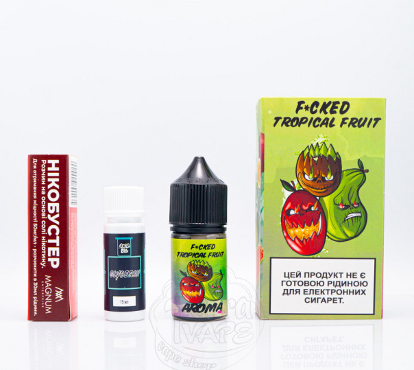 Жидкость Fucked Salt Tropical Fruit 30ml 50mg со вкусом тропических фруктов (набор компонентов)
