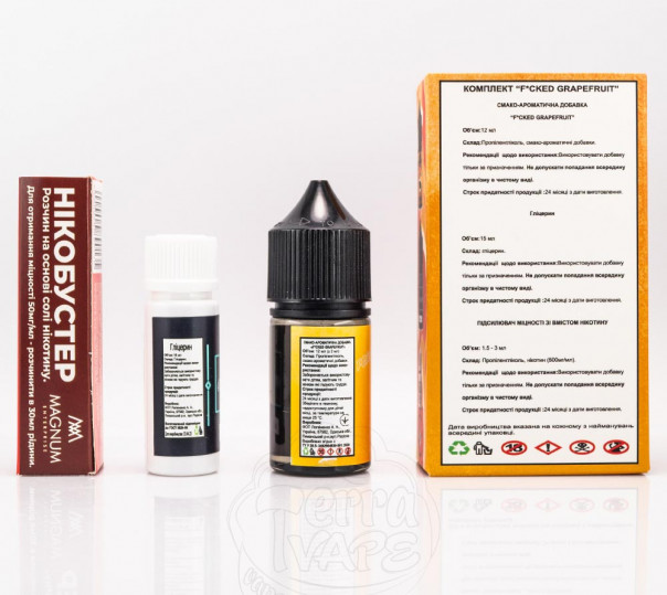 Жидкость Fucked Salt Grapefruit 30ml 50mg со вкусом грейпфрута (набор компонентов) Жидкость Fucked Salt Grapefruit 30ml 50mg со вкусом грейпфрута (набор компонентов)
