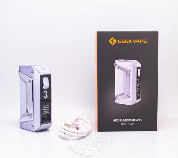 Geekvape Aegis Legend 3 Box Mod 200W Silver Бокс мод