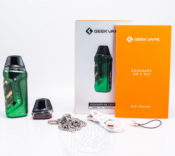 Geekvape Aegis Nano 2 (AN 2) Pod Kit 1100mAh Jungle Green Багаторазова POD система