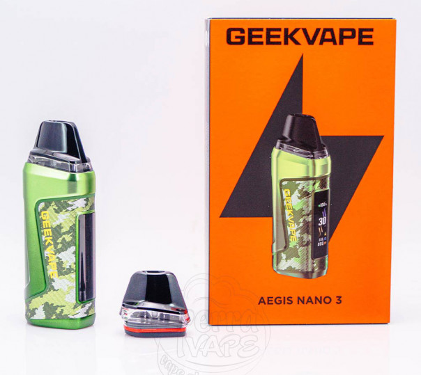 Geekvape Aegis Nano 3 Pod Kit 1600mAh Багаторазова POD система Geekvape Aegis Nano 3 Pod Kit 1600mAh Багаторазова POD система