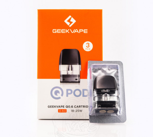 Картридж Geekvape Q Pod Cartridge для багаторазових POD систем Sonder Q/Q2, Aegis Hero Q, Wenax Q/Q Pro/Ultra та ін