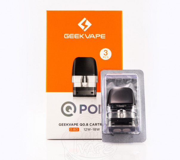 Картридж Geekvape Q Pod Cartridge для багаторазових POD систем Sonder Q/Q2, Aegis Hero Q, Wenax Q/Q Pro/Ultra та ін