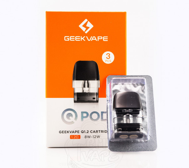 Картридж Geekvape Q Pod Cartridge для багаторазових POD систем Sonder Q/Q2, Aegis Hero Q, Wenax Q/Q Pro/Ultra та ін