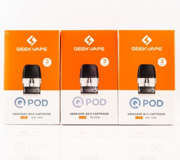 Картридж Geekvape Q Pod Cartridge для багаторазових POD систем Sonder Q/Q2, Aegis Hero Q, Wenax Q/Q Pro/Ultra та ін