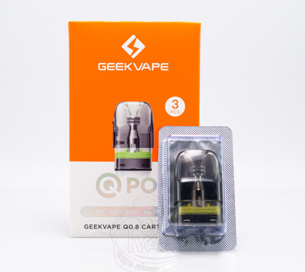 Картридж Geekvape Q Pod Cartridge для багаторазових POD систем Sonder Q/Q2, Aegis Hero Q, Wenax Q/Q Pro/Ultra та ін