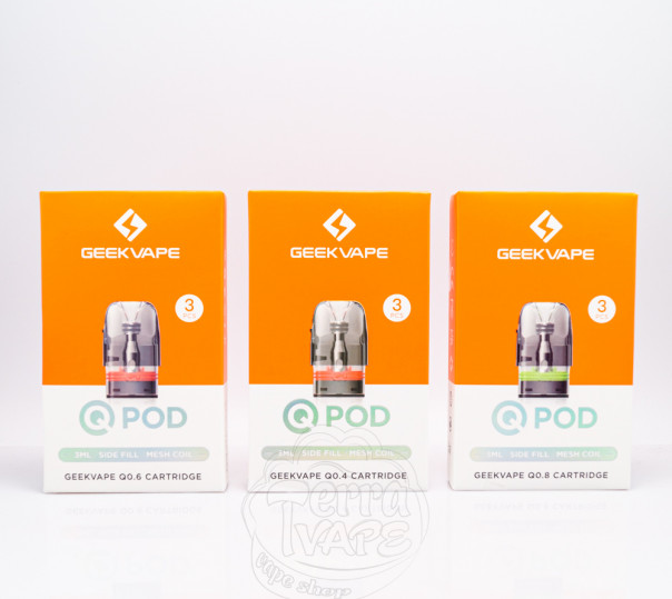 Картридж Geekvape Q Pod Cartridge для багаторазових POD систем Sonder Q/Q2, Aegis Hero Q, Wenax Q/Q Pro/Ultra та ін