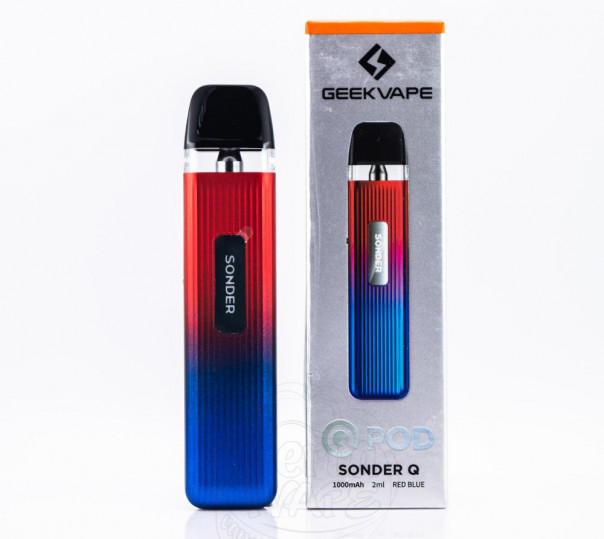 GeekVape Sonder Q Pod Kit 1000mAh Red Blue Багаторазова POD система