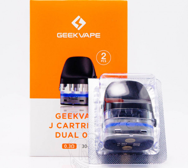 Картридж Geekvape J Pod Cartridge 5ml 0.3 Ом для багаторазових POD систем Digi Max/Max R/Pro/Pro R