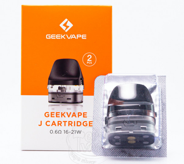 Картридж Geekvape J Pod Cartridge 5ml для багаторазових POD систем Digi Max/Max R/Pro/Pro R Картридж Geekvape J Pod Cartridge 5ml для багаторазових POD систем Digi Max/Max R/Pro/Pro R