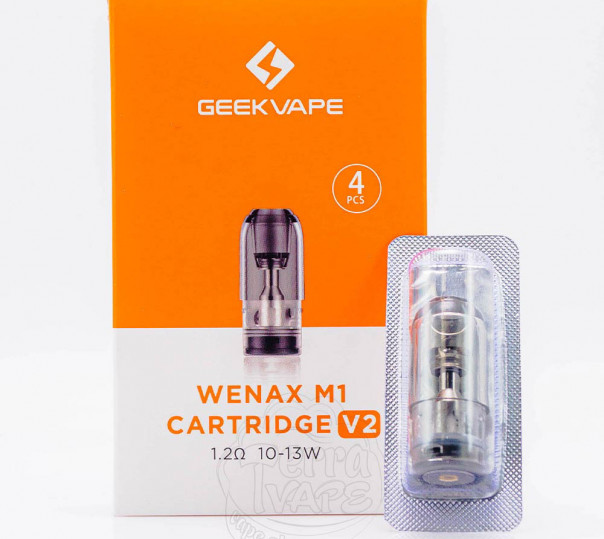 Картридж Geekvape Wenax M1 Cartridge v2 2ml для многоразовой POD системы Wenax M1 Pod Kit