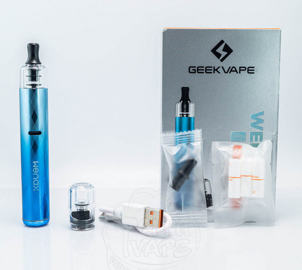 Geekvape Wenax S3 Pod System Kit 1100mAh Texture Blue Багаторазова POD система