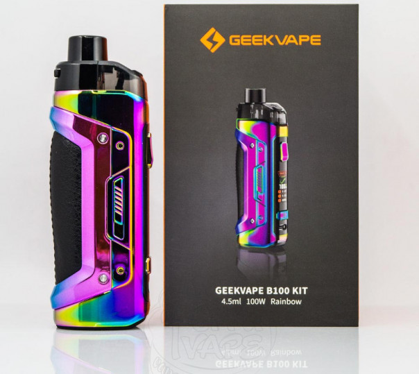 Geekvape B100 (Aegis Boost Pro 2) Pod Mod Kit 18650 Rainbow Багаторазова POD система