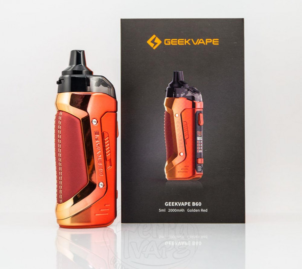GeekVape B60 (Aegis Boost 2) Pod Kit Golden Red Багаторазова POD система