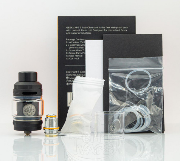 GeekVape Zeus Z Sub Ohm Tank Atomizer Black Бак на испарителях GeekVape Zeus Z Sub Ohm Tank Atomizer Black Бак на испарителях