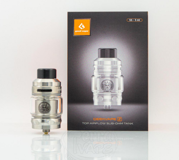 GeekVape Zeus Z Sub Ohm Tank Atomizer Silver Бак на випаровувачах