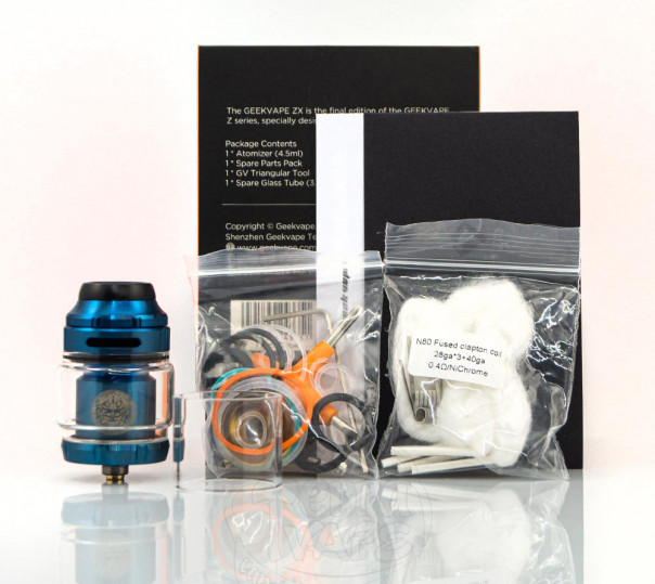 GeekVape Zeus X (ZX) RTA Black Обслуговуваний бак GeekVape Zeus X (ZX) RTA Black Обслуговуваний бак