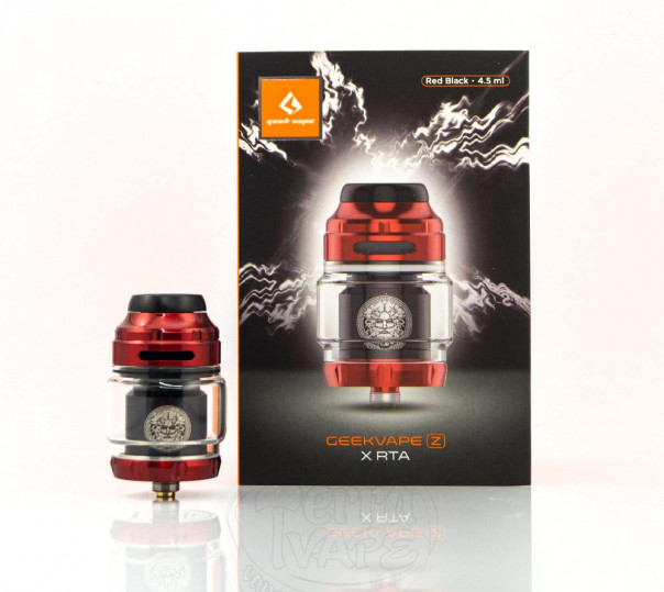 GeekVape Zeus X (ZX) RTA Red & Black Обслуговуваний бак