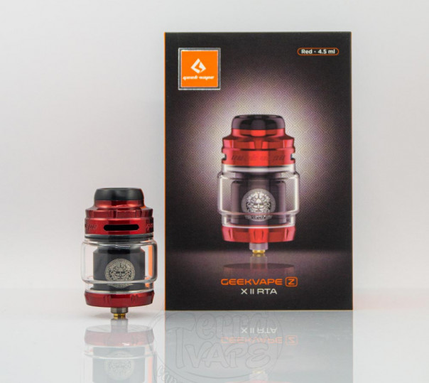 GeekVape ZX II (Zeus X Mesh) RTA Tank Atomizer Red & Black Обслуговуваний бак