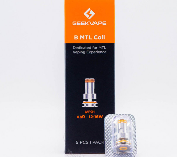 Испаритель GeekVape B Coil 0.8Ом MTL для POD систем B60, Aegis Hero, H45, Aegis Boost, 3 и др.
