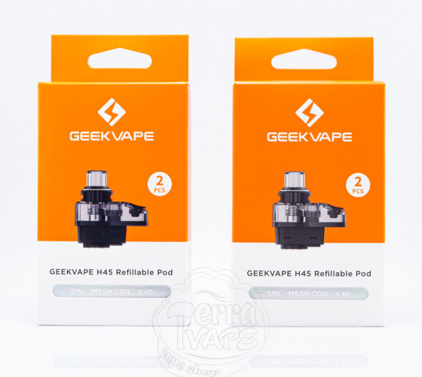 Картридж GeekVape H45 Refillable Pod Cartridge для багаторазової POD системи H45, Classic (Aegis Hero 2, 3) 5ml