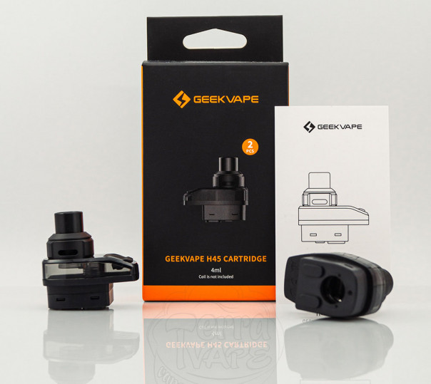 Порожній картридж GeekVape H45 Cartridge 4ml для багаторазової POD системи H45, Classic (Aegis Hero 2, 3, 5)