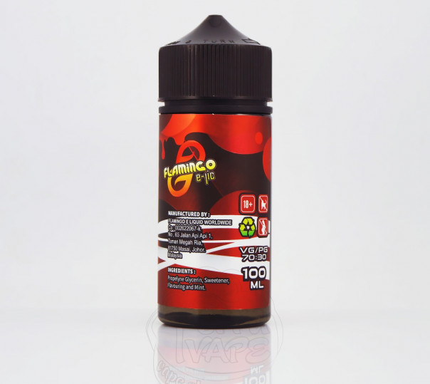 Рідина Flamingo Organic Berry Cola 100ml 3mg на органічному нікотині зі смаком коли з ягодами