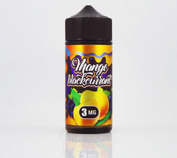 Жидкость Flamingo Organic Mango Blackcurrant 100ml 3mg на органическом никотине со вкусом манго и смородины