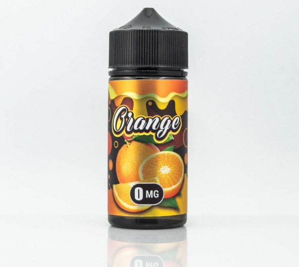 Рідина Flamingo Organic Orange 100ml 0mg без нікотину зі смаком апельсина