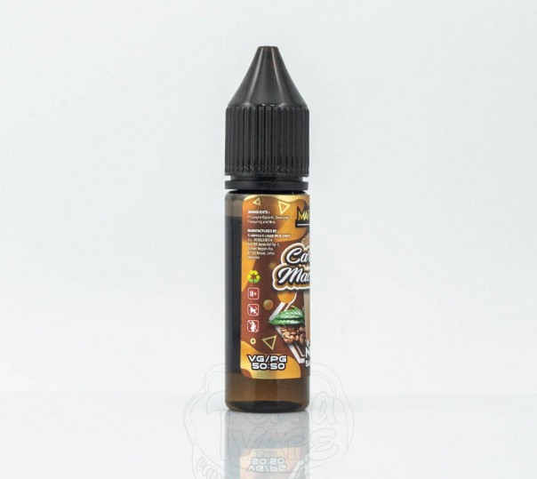 Рідина Marvellous Brew Salt Caramel Macchiato 15ml 50mg на сольовому нікотині зі смаком макіато Рідина Marvellous Brew Salt Caramel Macchiato 15ml 50mg на сольовому нікотині зі смаком макіато