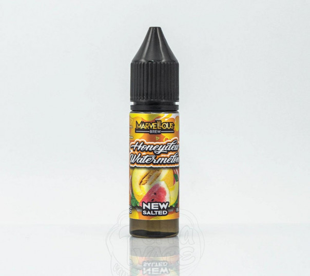 Рідина Marvellous Brew Salt Honeydew Watermelon 15ml 35mg на сольовому нікотині зі смаком дині та кавуна