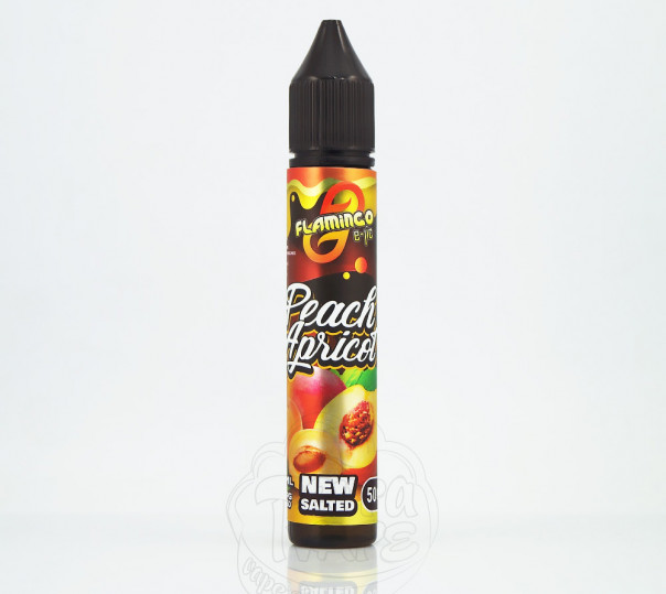 Рідина Flamingo Salt Apricot Peach 30ml 35mg на сольовому нікотині зі смаком персика та абрикоса