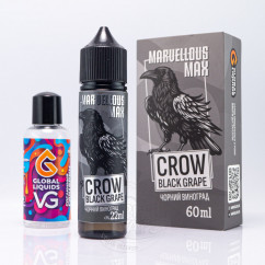 Marvellous Max Organic Crow Black Grape 60ml 3mg