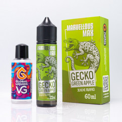 Marvellous Max Organic Gecko Green Apple 60ml 3mg Рідина (набір компонентів)