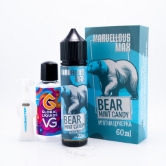 Marvellous Max Organic Bear Mint Candy 60ml 3mg Рідина (набір компонентів)