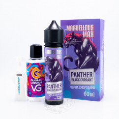 Marvellous Max Organic Panther Black Currant 60ml 3mg Рідина (набір компонентів)