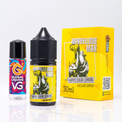 Marvellous MAX Salt Hippo Sour Lemon 30ml 50mg