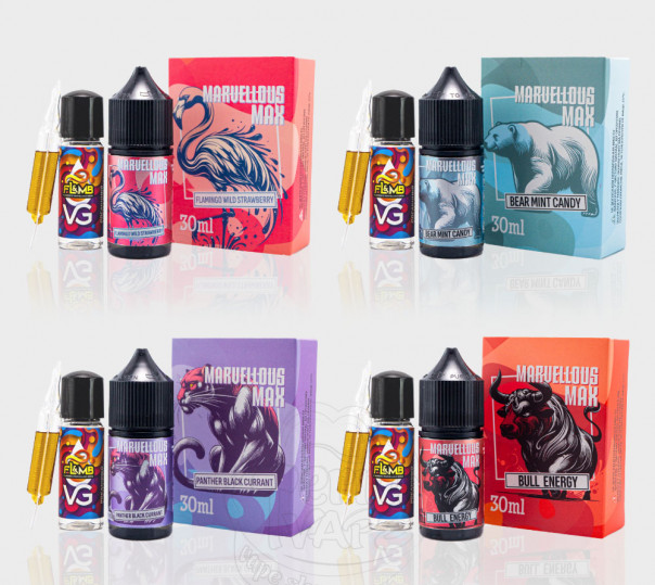 Рідина Marvellous MAX Salt 30ml (набір компонентів)