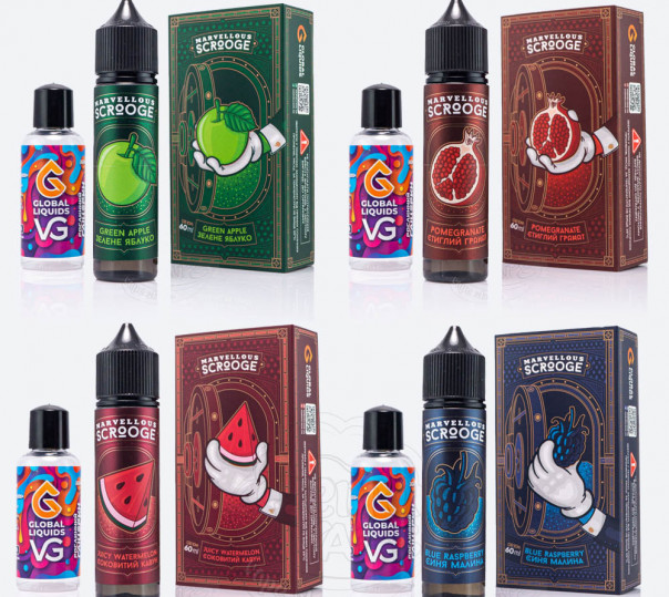 Жидкость Marvellous Scrooge Organic 60ml (набор компонентов)