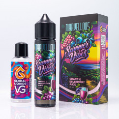 Marvellous Summer Vibes Organic Grape Blueberry Juice 60ml 3mg