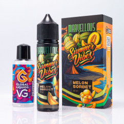 Marvellous Summer Vibes Organic Melon Sorbet 60ml 3mg