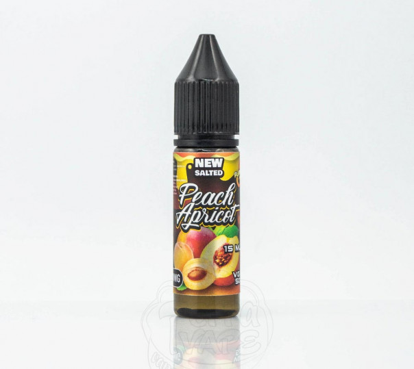 Рідина Flamingo Salt Apricot Peach 15ml 35mg на сольовому нікотині зі смаком персика та абрикоса